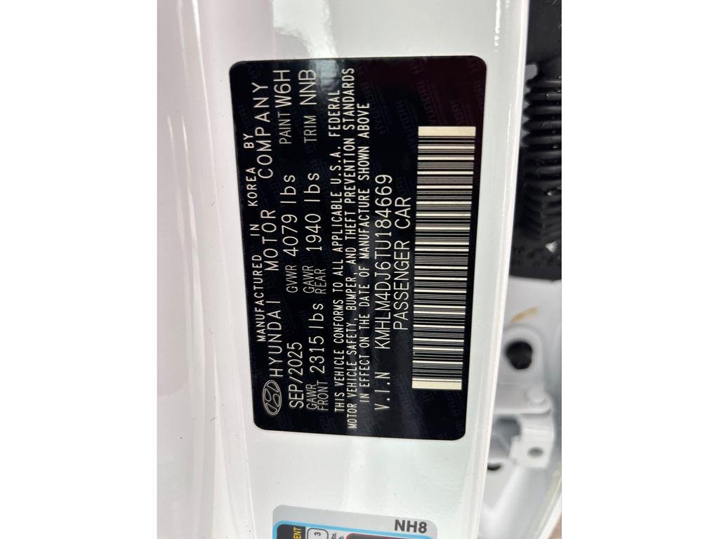 New 2026 White Hyundai SEL Sport image 12