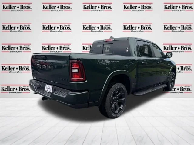 New 2026 Serrano-Green Metallic Exterior Paint RAM Big Horn/Lone Star image 7