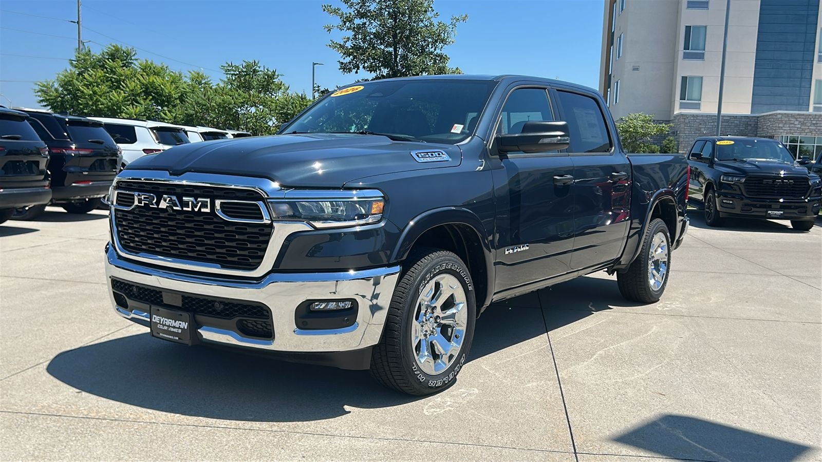New 2026 Forged Blue Metallic Exterior Paint RAM Big Horn/Lone Star image 8