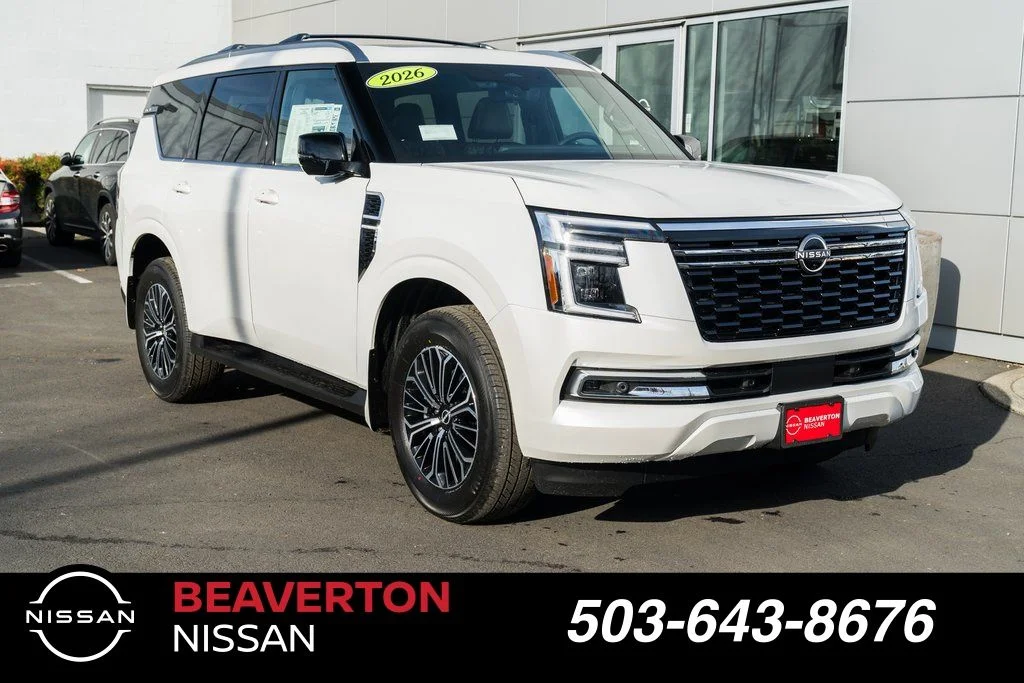 New 2026 Aspen White TriCoat Nissan Platinum image 1