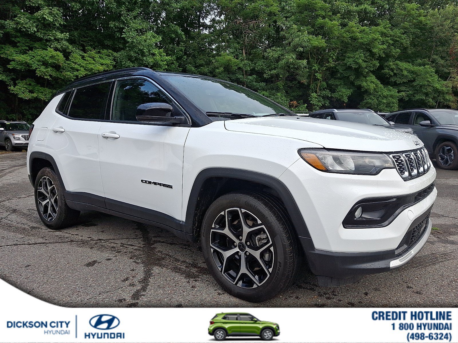 Used 2025 Bright White Clearcoat Jeep Limited image 1