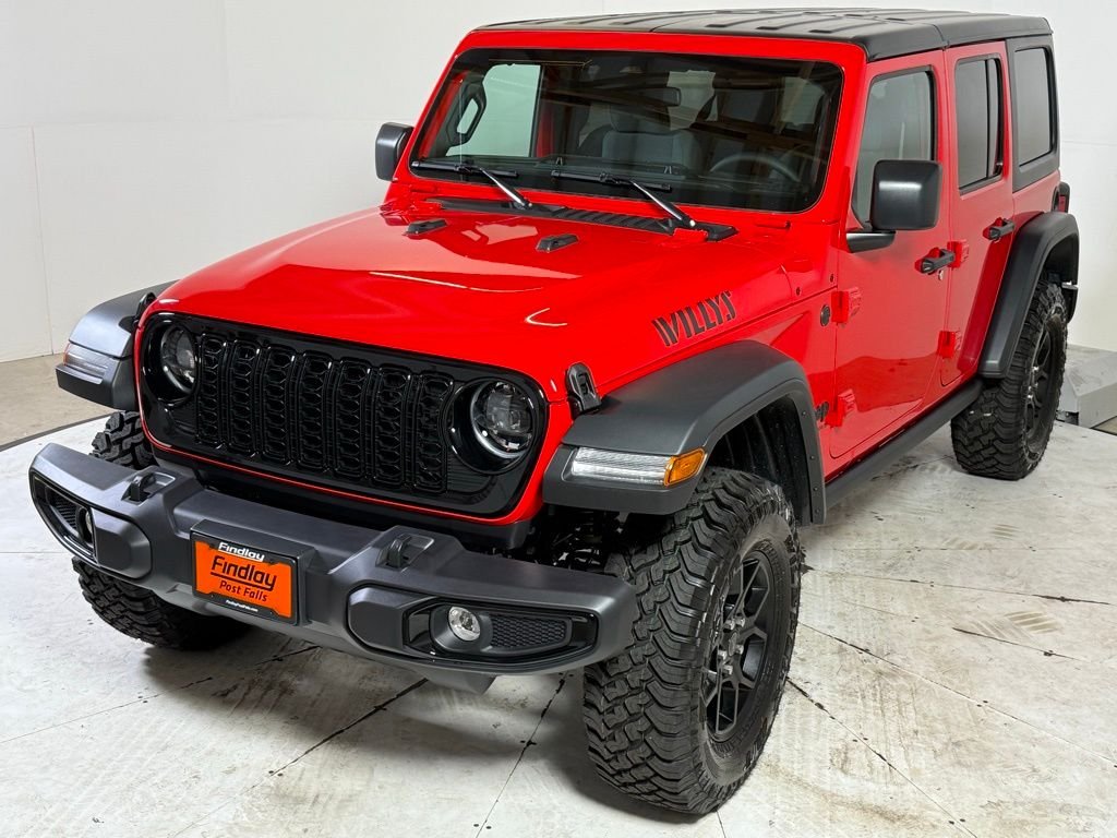 New 2026 Firecracker Red Clear-Coat Exterior Paint Jeep Willys image 3