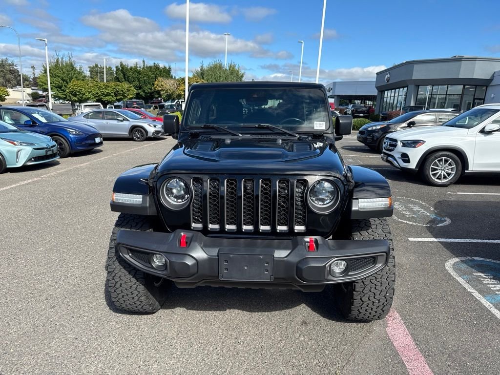 Used 2023 Black Clearcoat Jeep Rubicon image 1