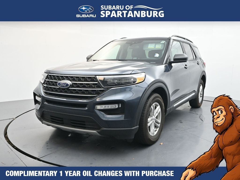 Used 2023 Blue Metallic Ford XLT image 2