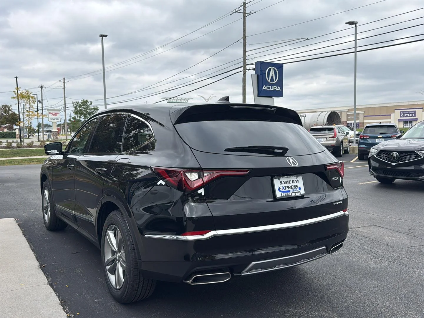 New 2026 Majestic Black Pearl Acura SH-AWD image 6