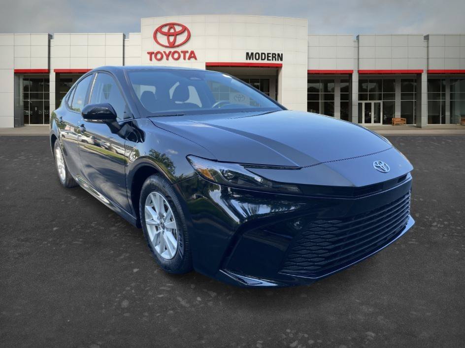 Used 2025 Midnight Black Metallic Toyota LE image 3