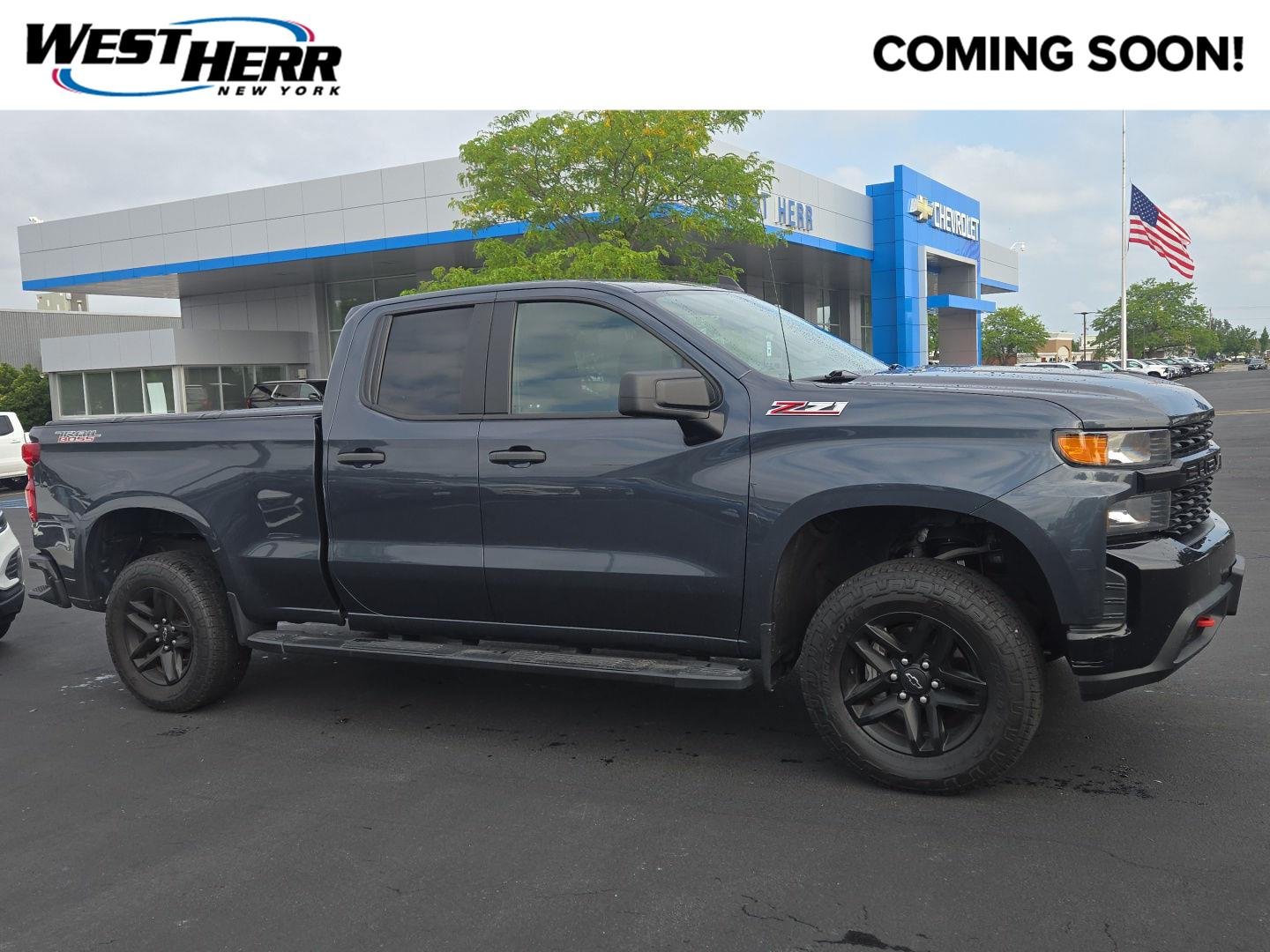 Used 2020 Shadow Gray Metallic Chevrolet Custom Trail Boss image 1