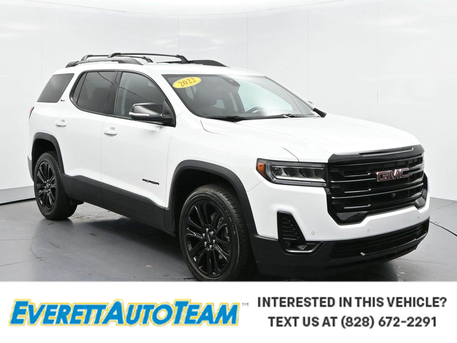 Used 2022 SUMMIT WHITE GMC SLT image 1