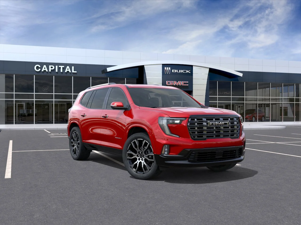 New 2026 VOLCANIC RED TINTCOAT GMC Denali Ultimate image 2