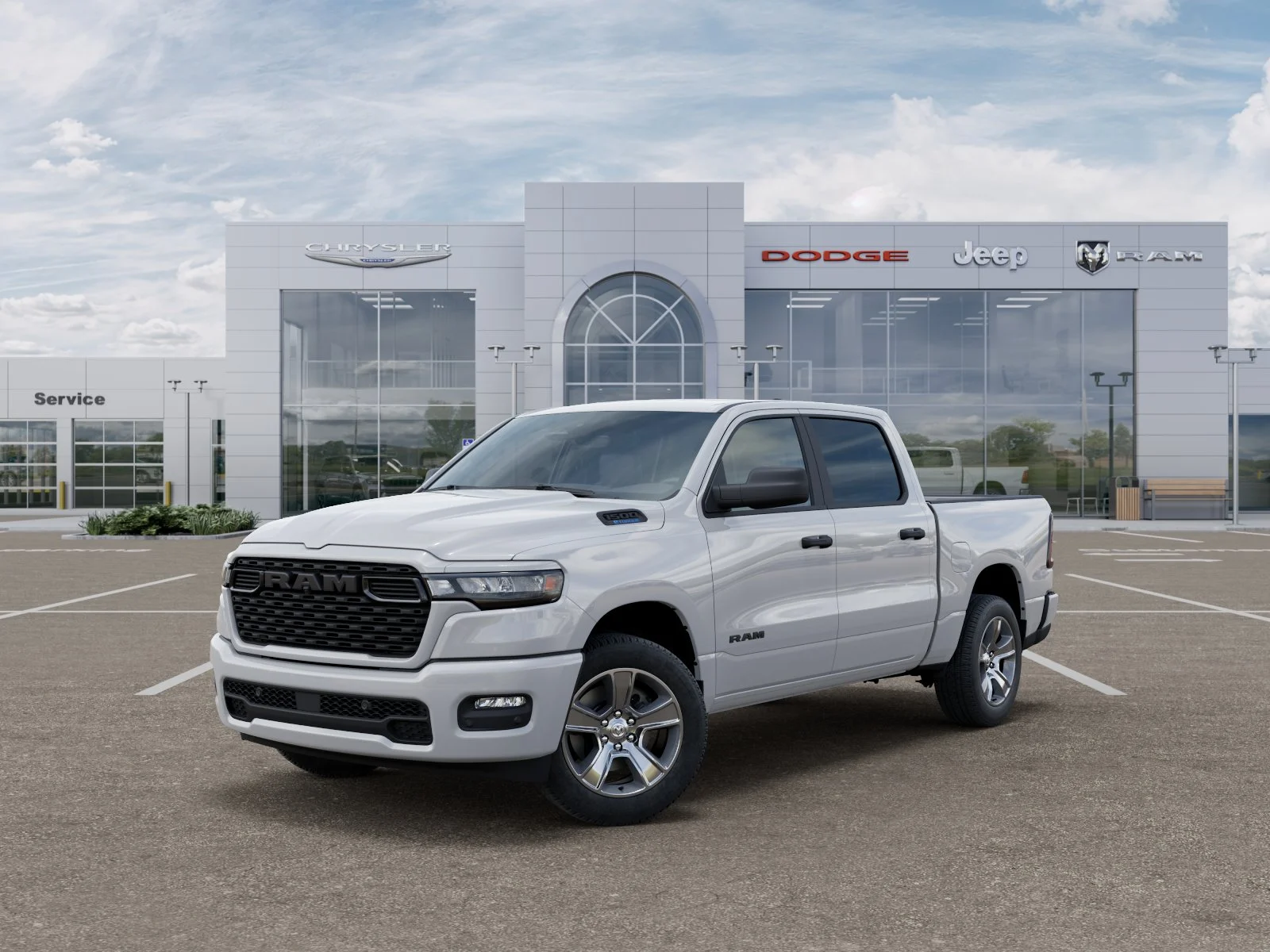 New 2026 Bright White Clearcoat RAM Express image 1