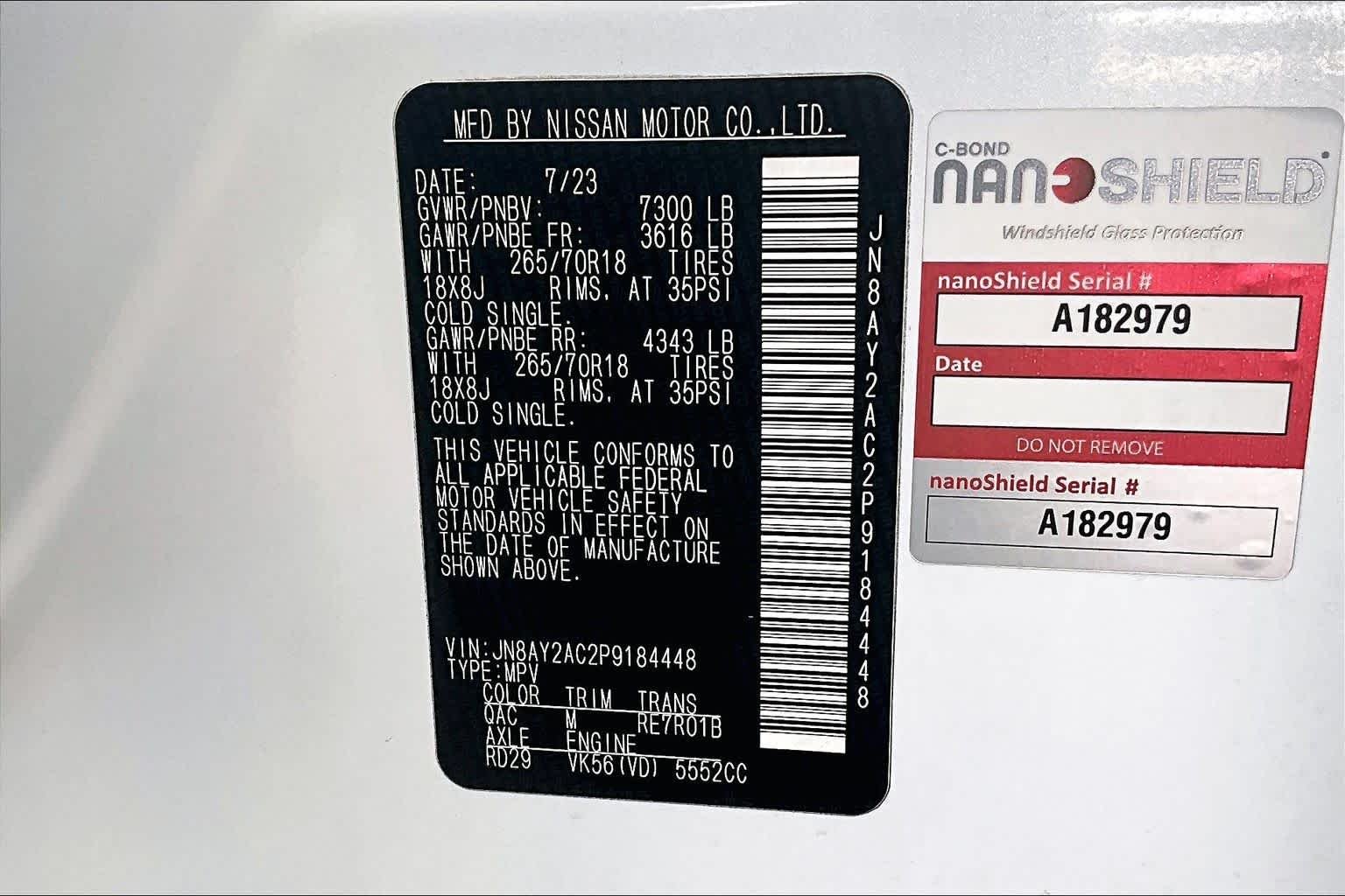 Certified Used 2023 Aspen White Tricoat Nissan SV image 33