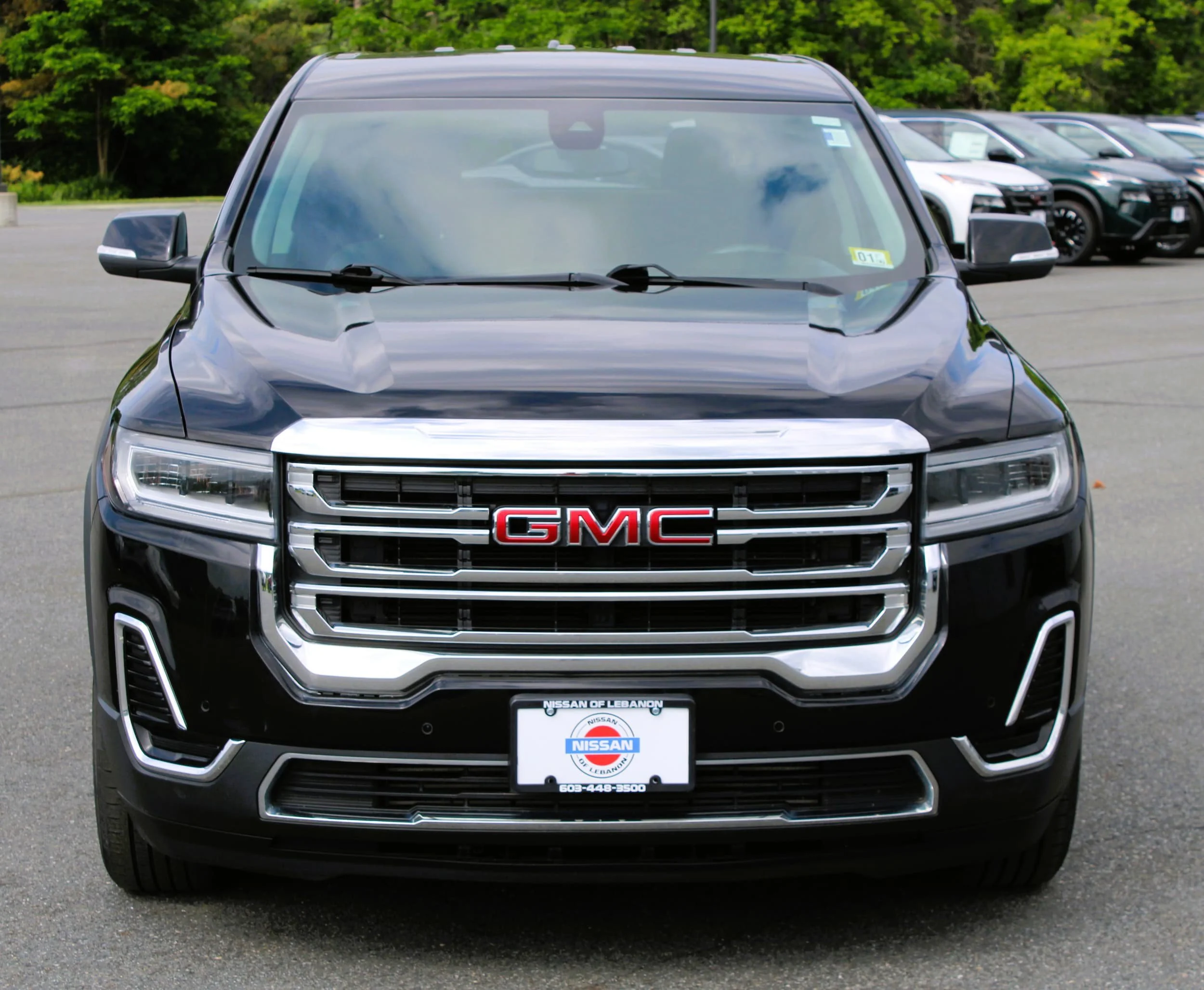 Used 2021 Ebony Twilight Metallic GMC SLE image 3