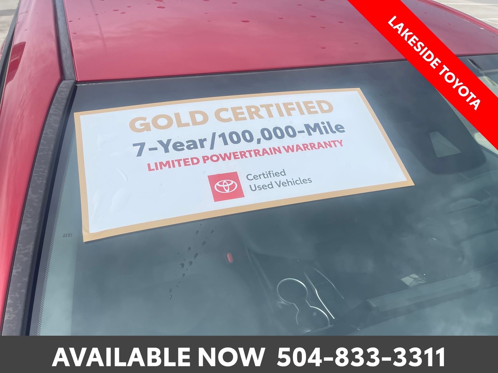 Certified Used 2024 Red Toyota LE image 11