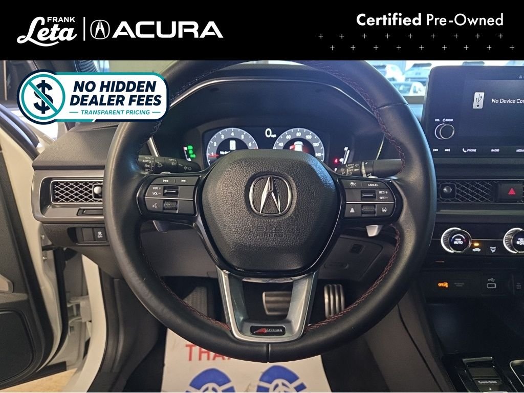 Certified Used 2025 Platinum White Pearl Acura  image 12