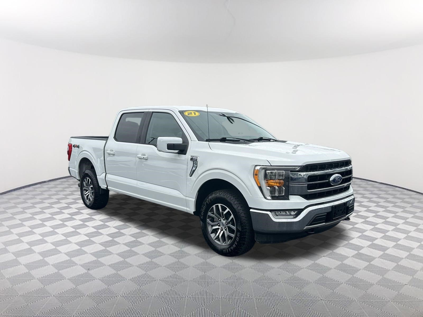 Used 2021 Oxford White Ford LARIAT image 3