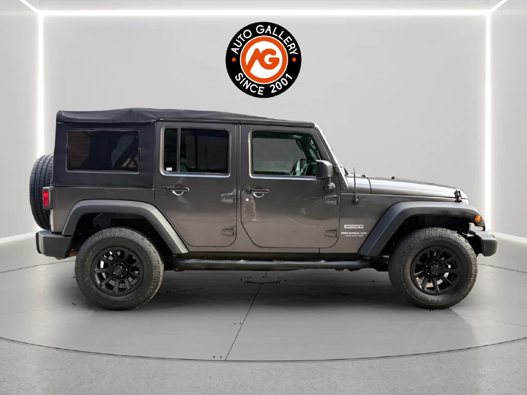 Used 2017 Gray Jeep Unlimited Sport image 8