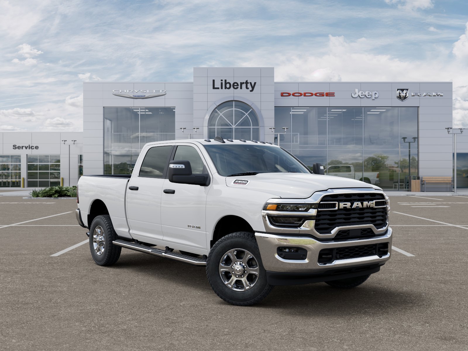 New 2026 Bright White Clear-Coat Exterior Paint RAM Big Horn image 31