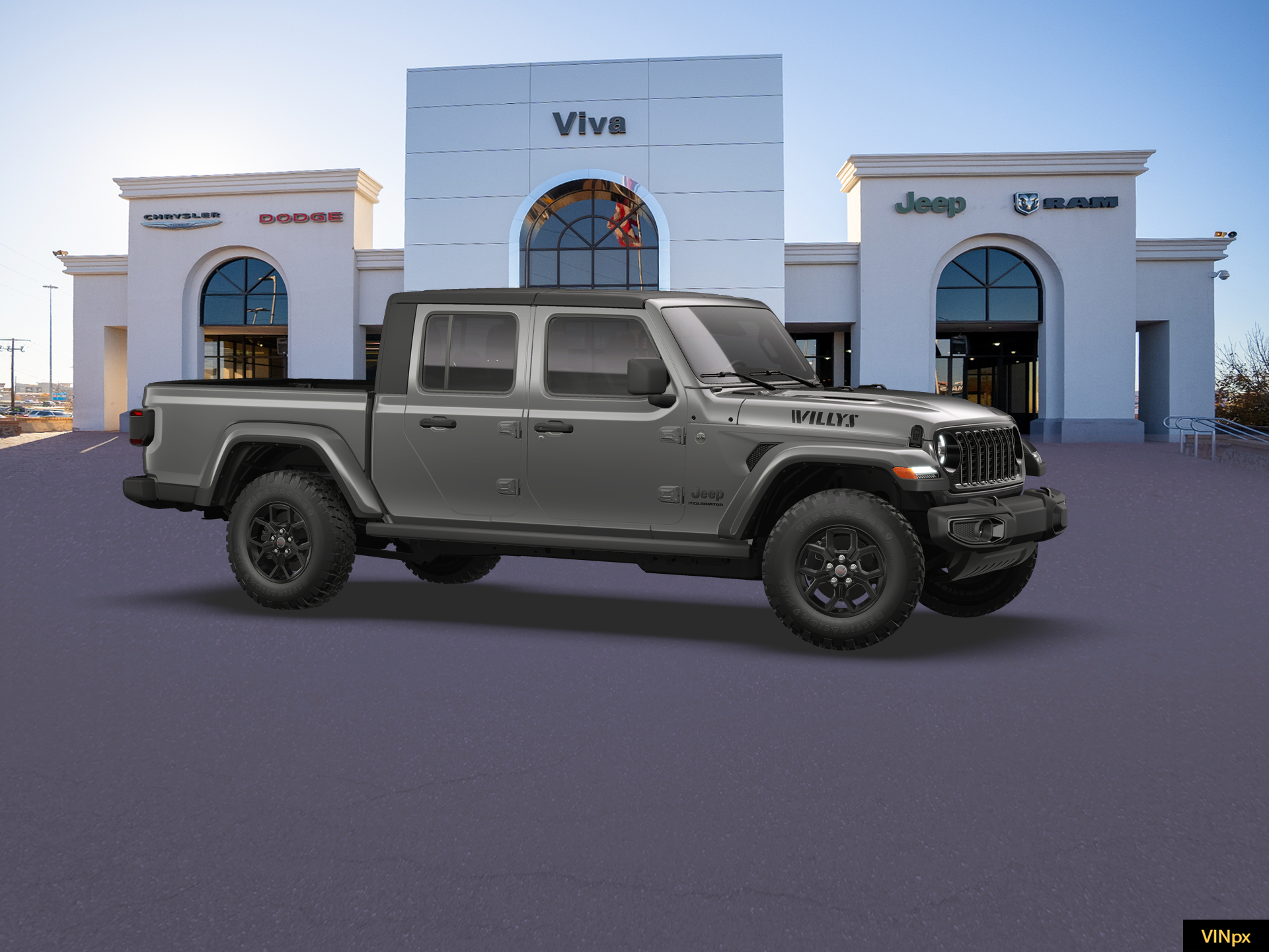 New 2026 Granite Crystal Metallic Clear-Coat Exterior Paint Jeep Willys image 21