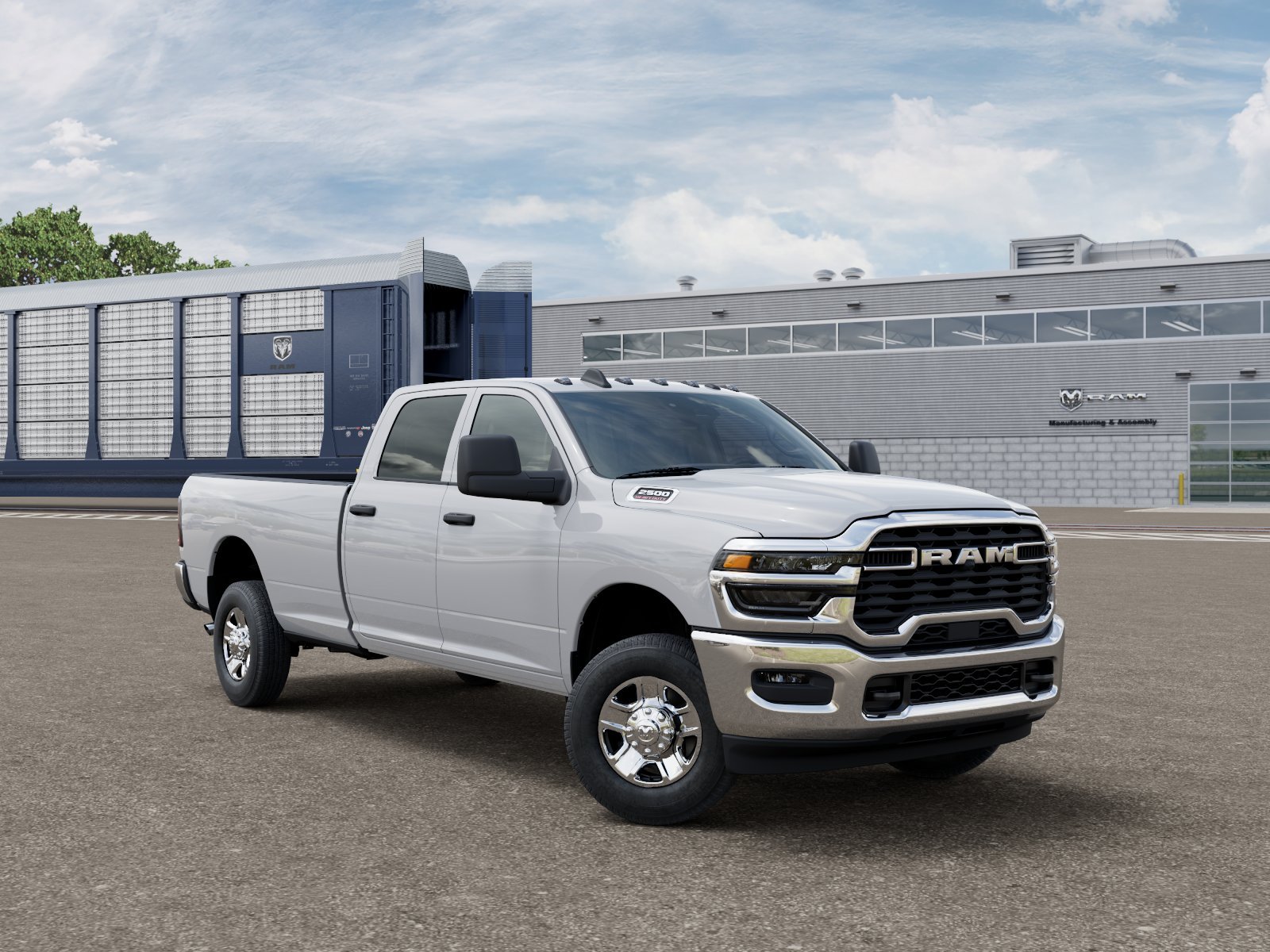 New 2026 Bright White Clear-Coat Exterior Paint RAM Tradesman image 3