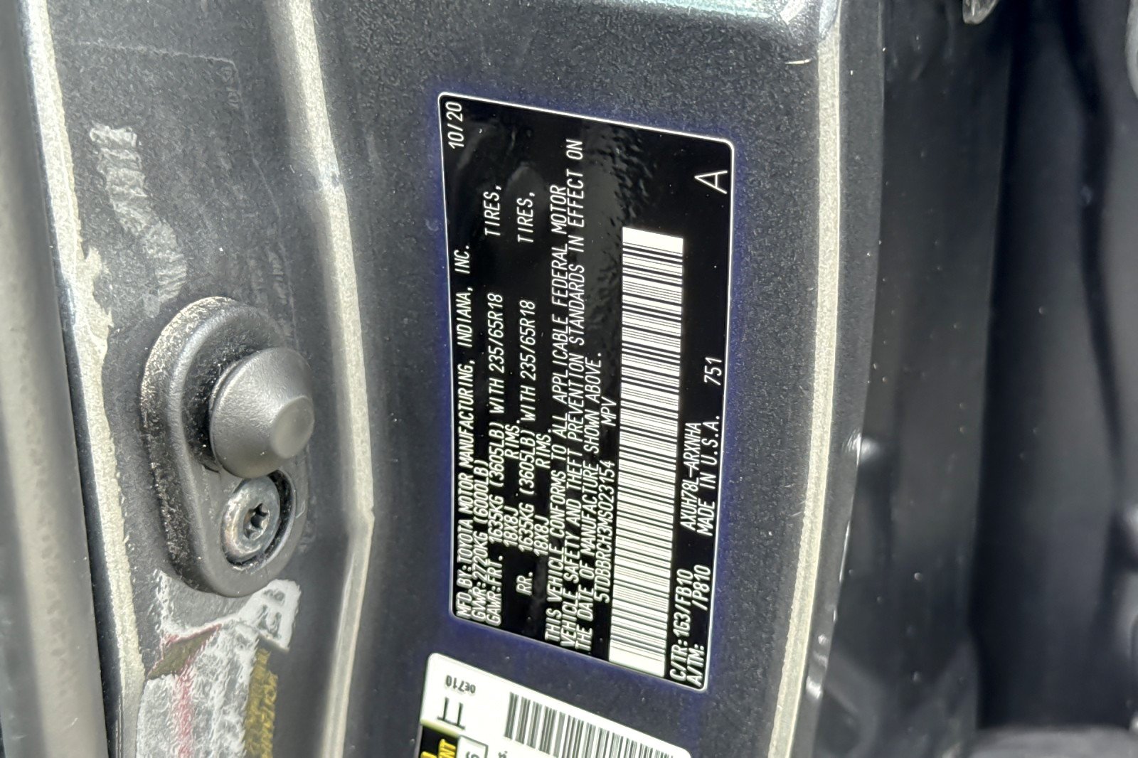 Certified Used 2021 Magnetic Gray Metallic Toyota Hybrid LE image 28