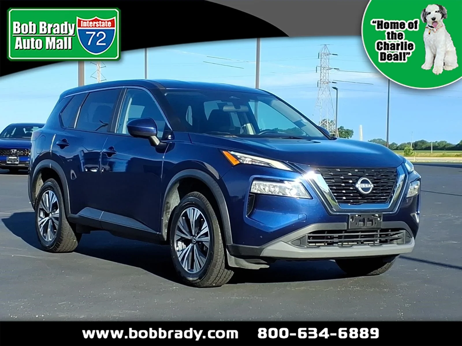 Used 2023 Caspian Blue Metallic Nissan SV image 1