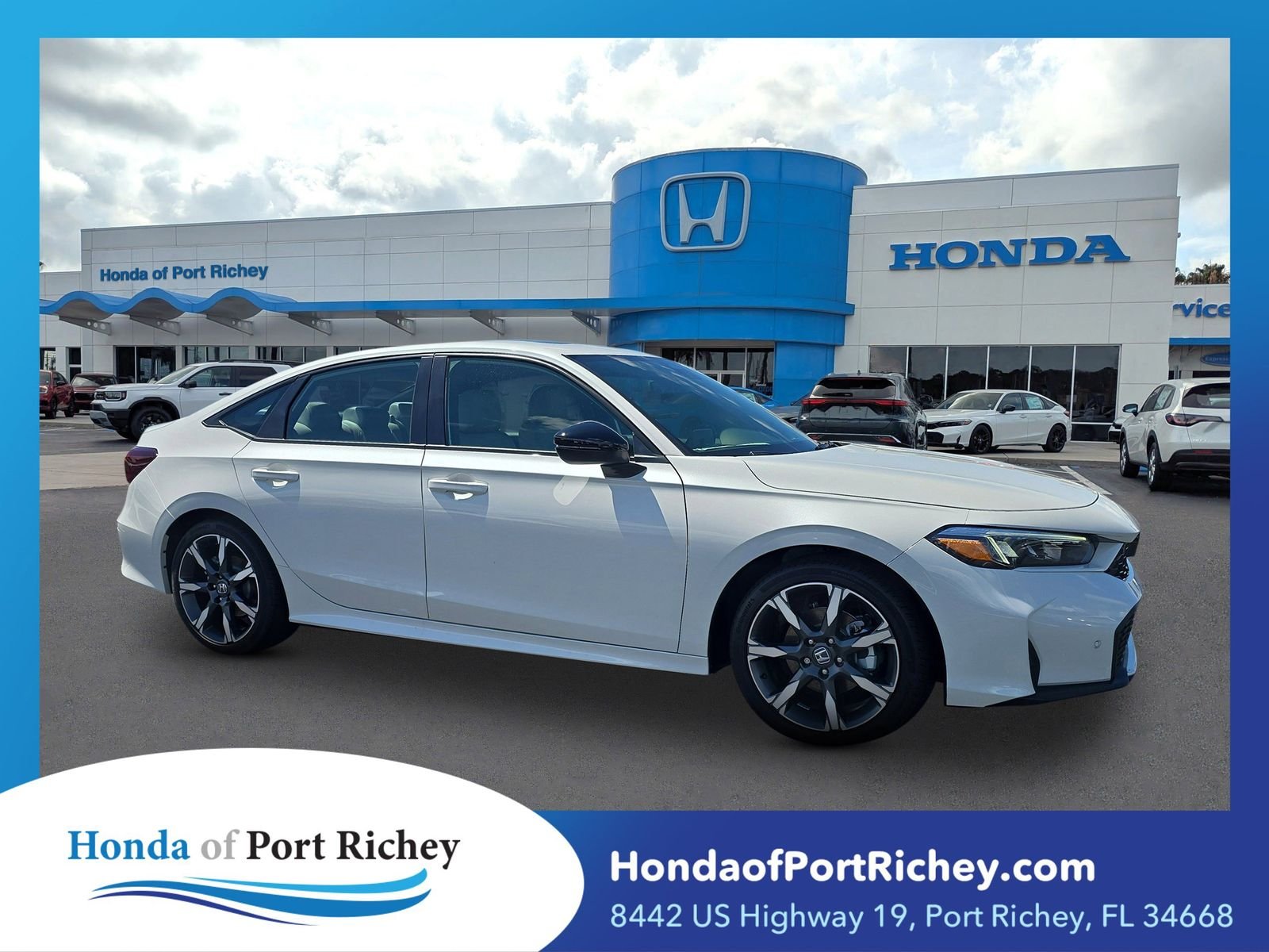 New 2026 Platinum White Pearl Honda Sport Touring image 1