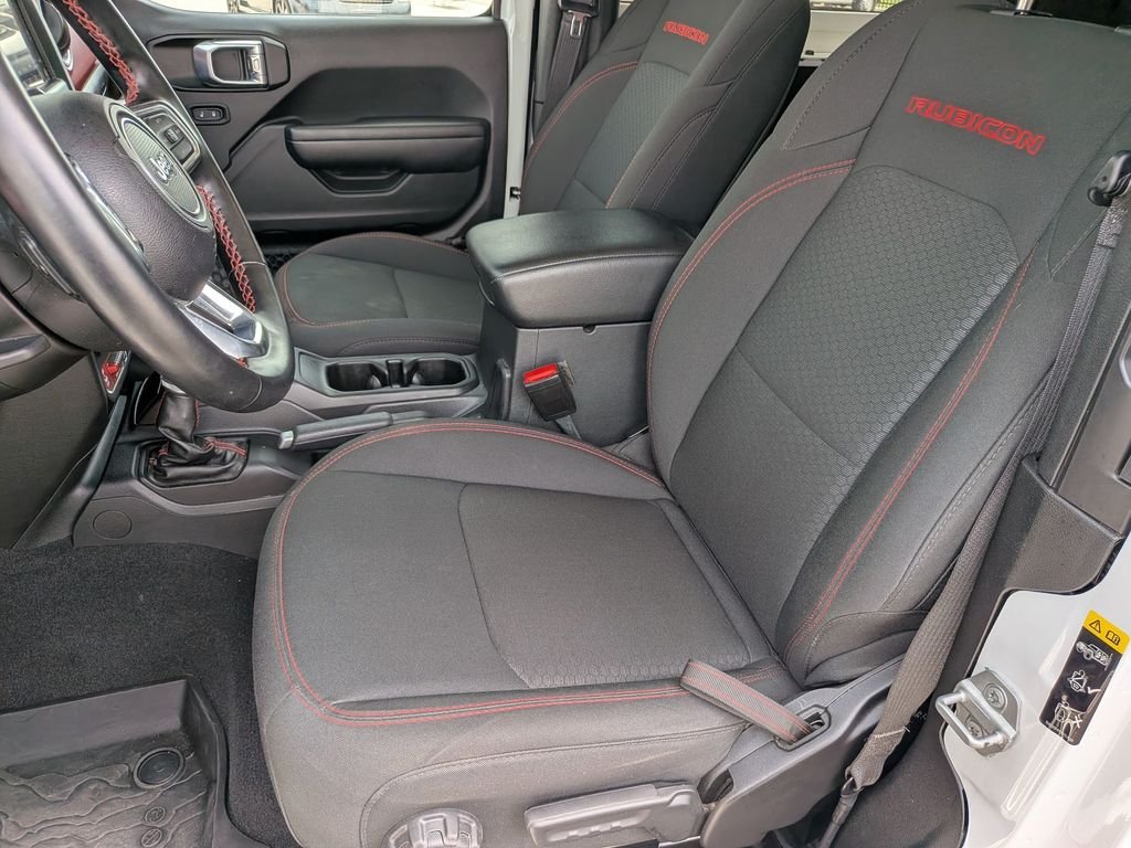 Used 2021 Bright White Clearcoat Jeep Rubicon image 15