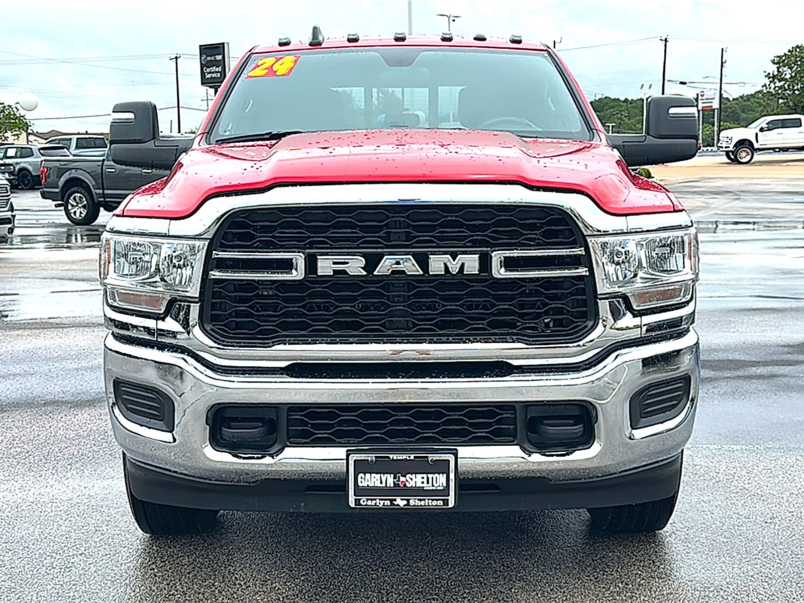 Used 2024 Flame Red Clearcoat Ram Tradesman Crew Cab 4x4 6