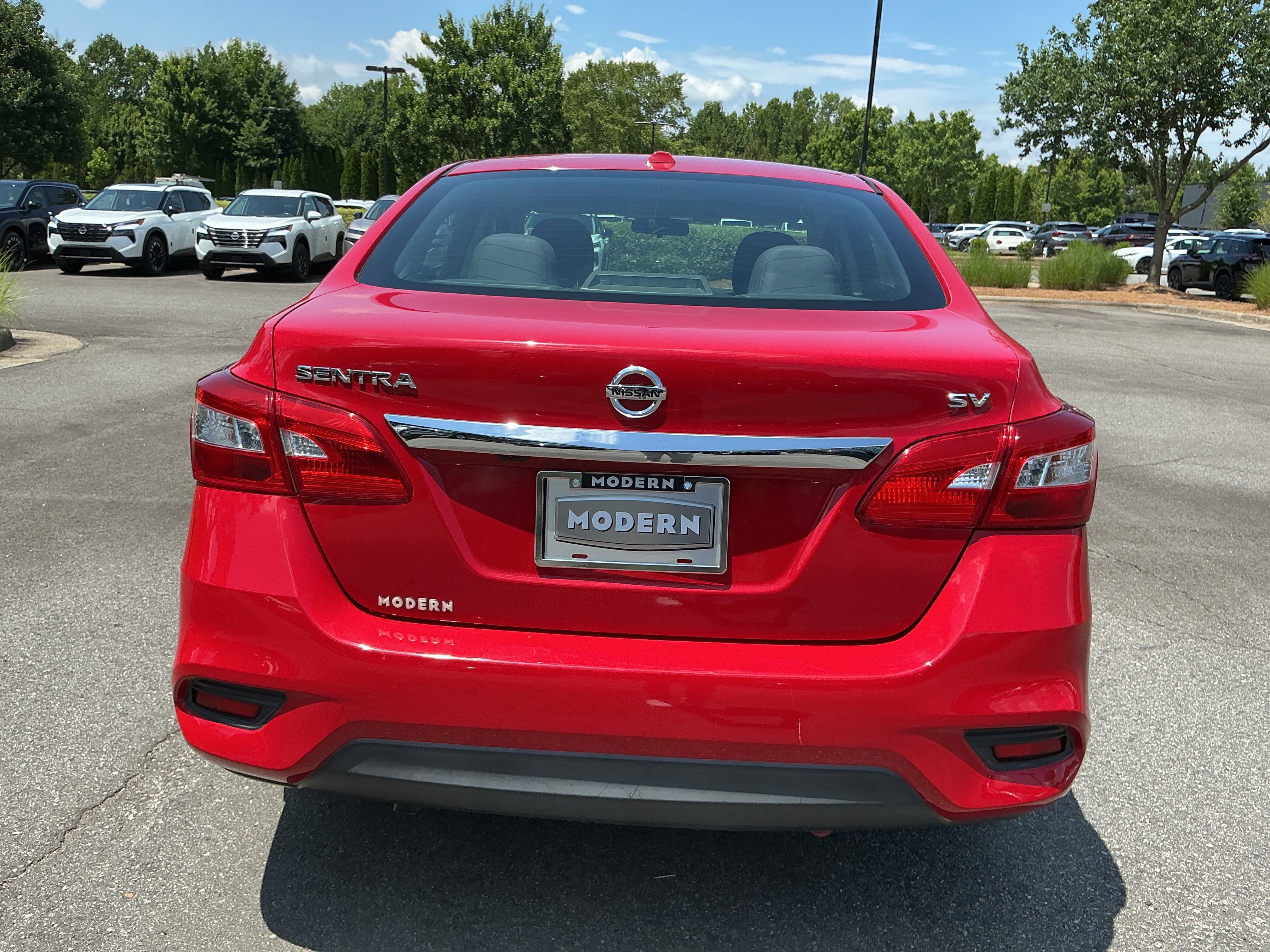 Used 2017 Red Alert Nissan SV image 3