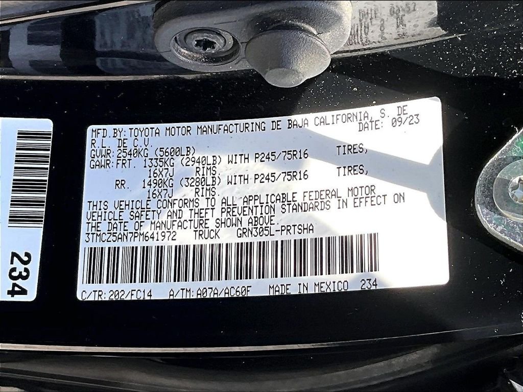 Used 2023 Black Toyota SR5 image 28