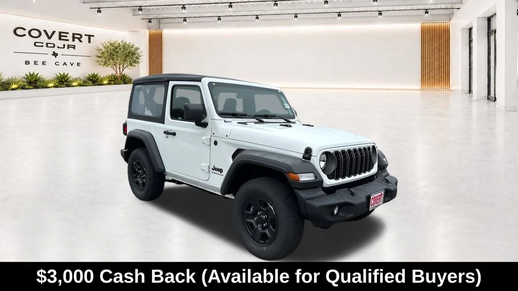 New 2026 Bright White Clear-Coat Exterior Paint Jeep Sport image 1
