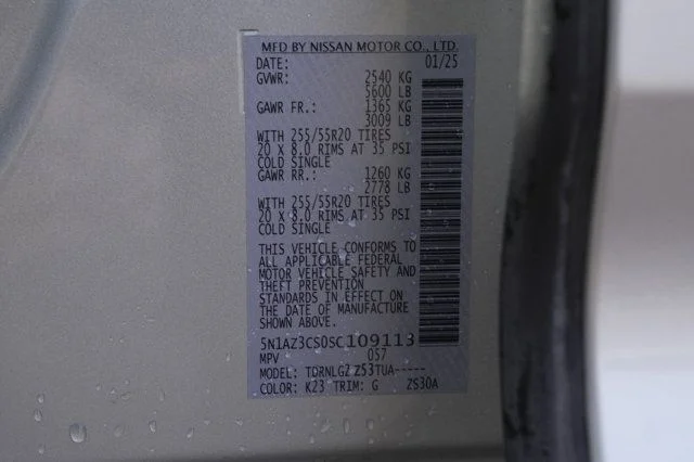 Certified Used 2025 Silver Nissan SL image 59