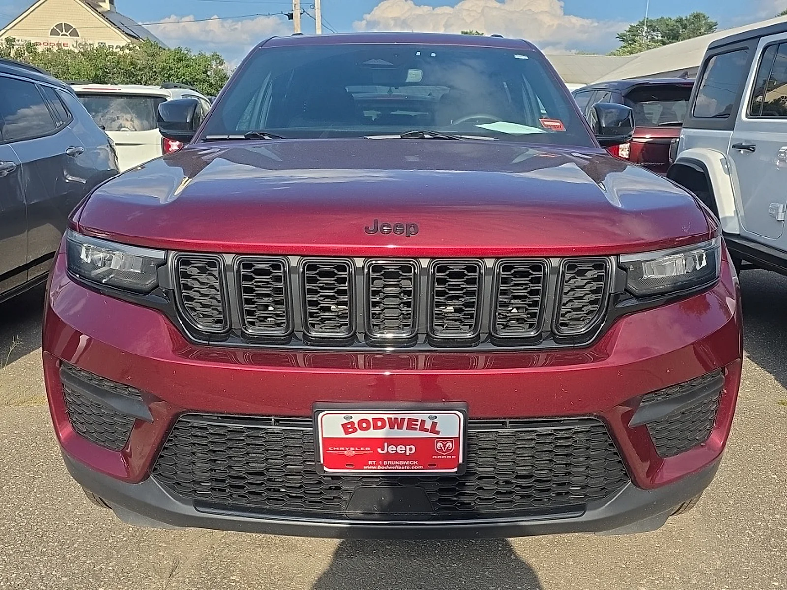 Certified Used 2024 Velvet Red Pearlcoat Jeep Altitude X 4x4 image 3