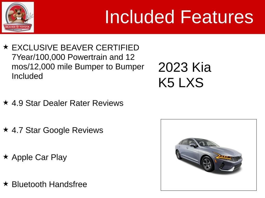 Used 2023 Silver Kia LXS image 4