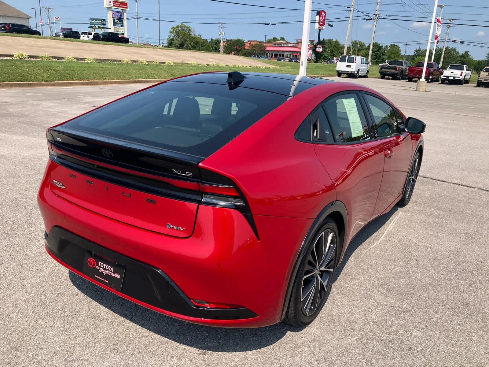 Certified Used 2024 Supersonic Red Toyota XLE image 9