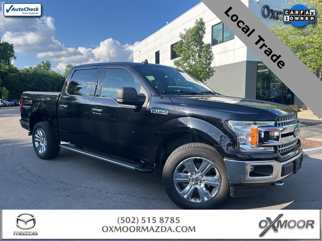 Used 2019 AGATE BLACK Ford XLT image 1
