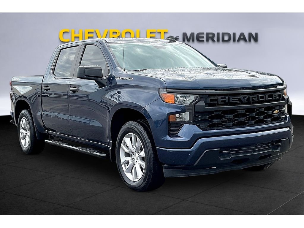 Used 2022 Northsky Blue Metallic Chevrolet Custom image 1