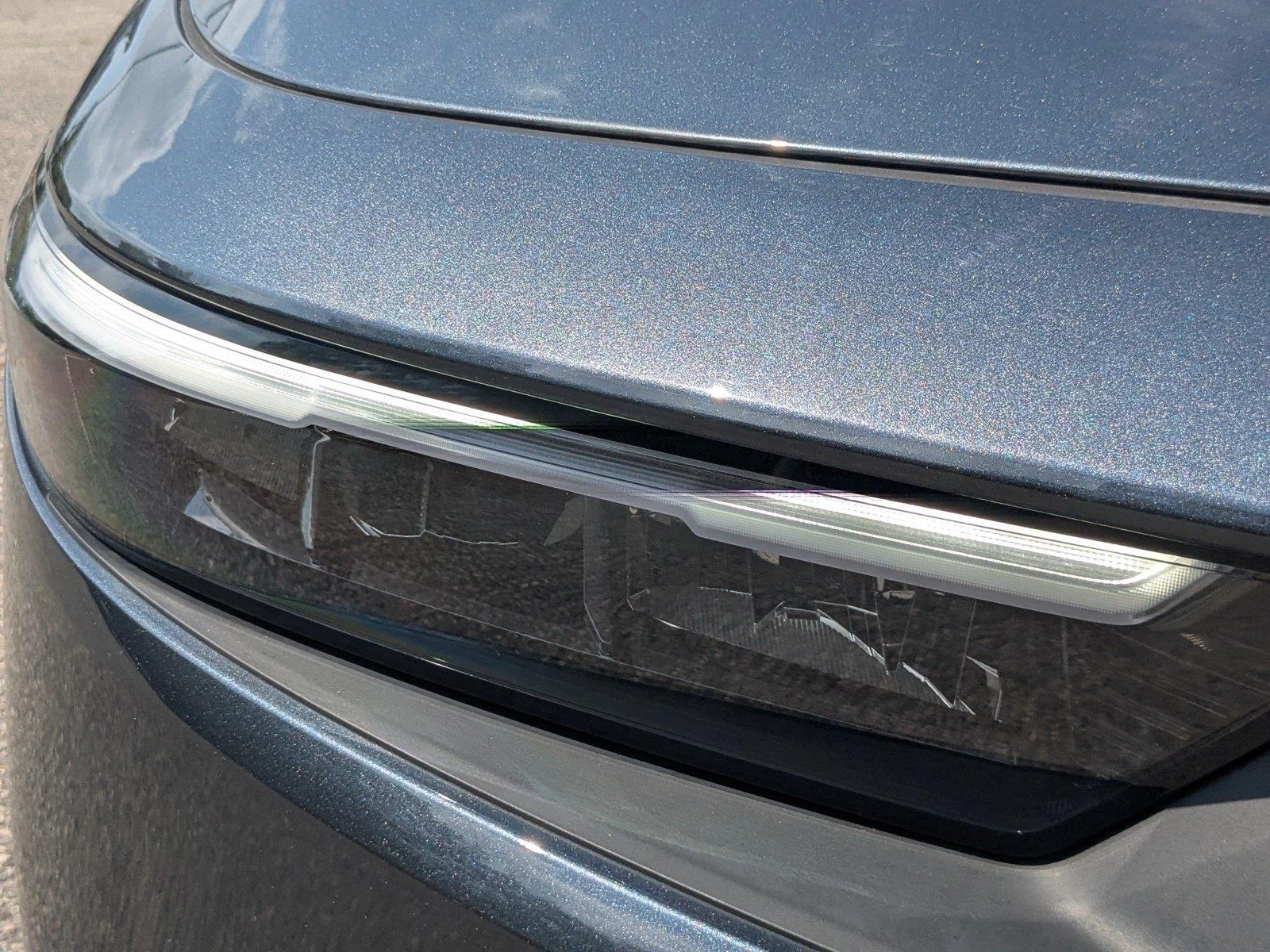 Used 2024 Meteorite Gray Metallic Honda EX image 9