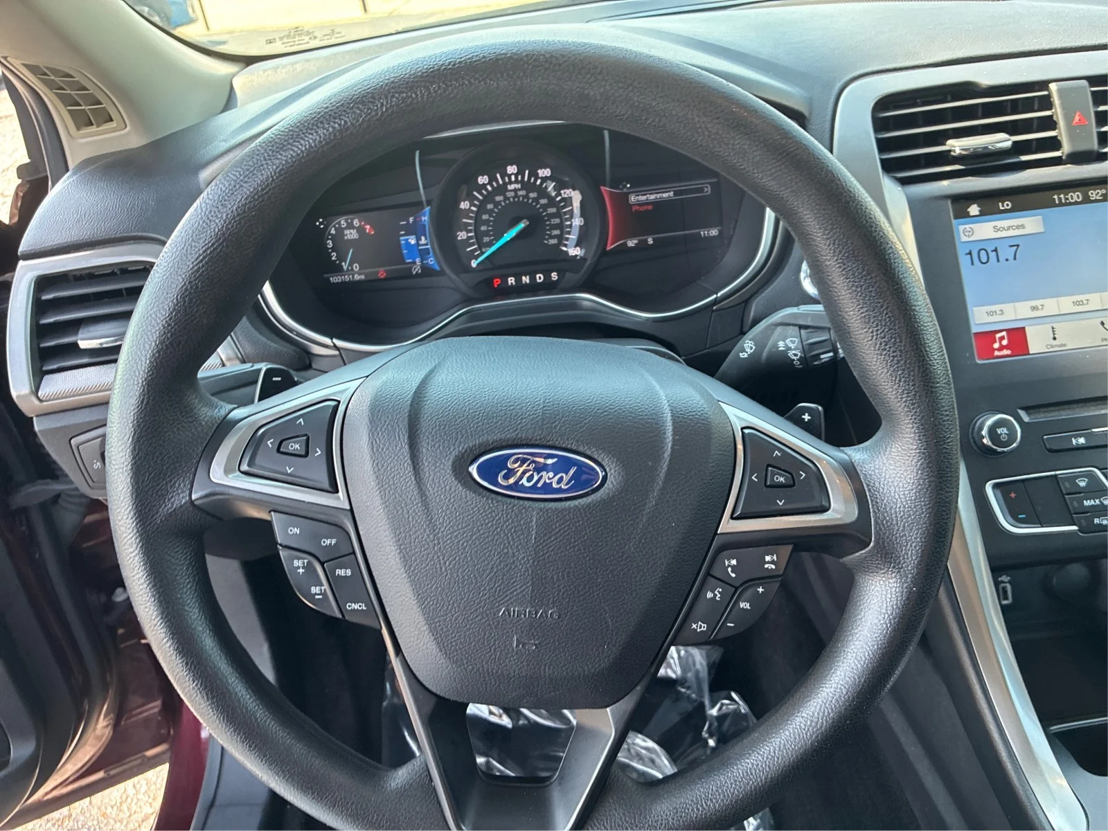 Used 2017 Burgundy Velvet Metallic Tinted Clearcoat Ford SE image 16