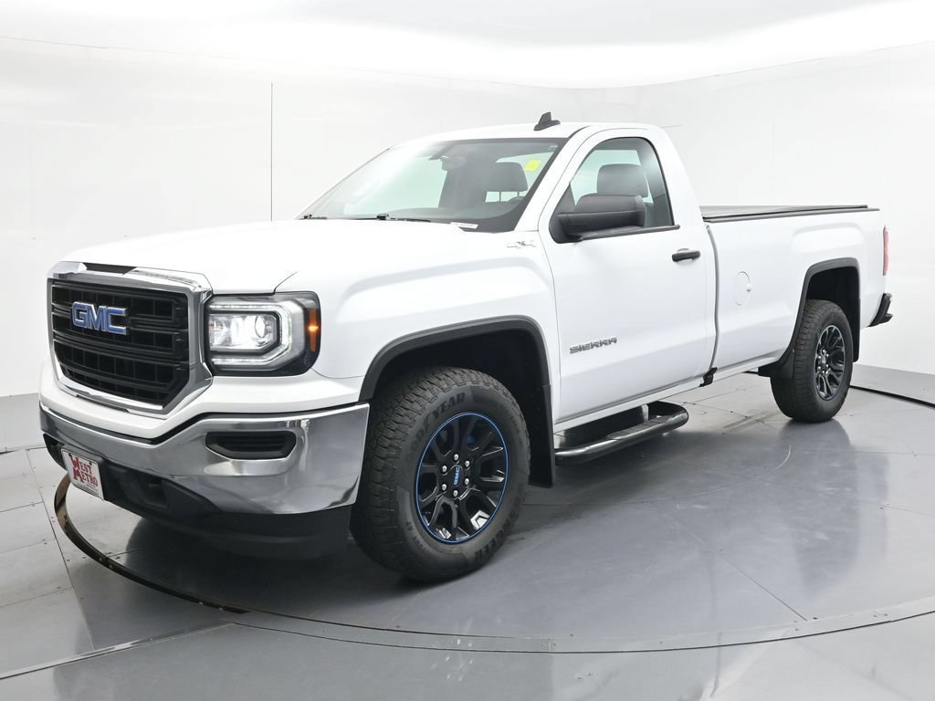 Used 2017 SUMMIT WHITE GMC 4WD Reg Cab 133.0" image 3