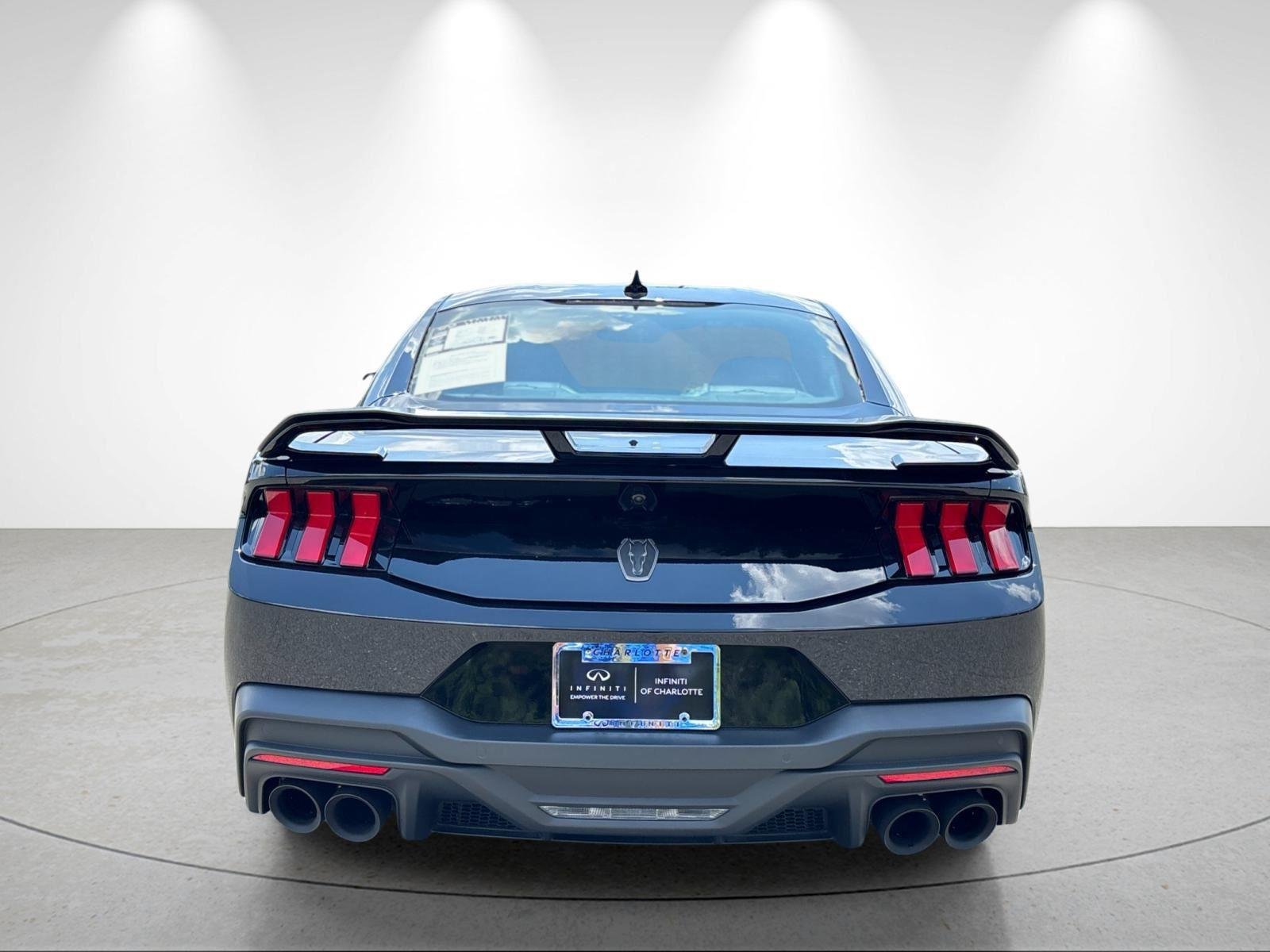Used 2025 Shadow Black Ford Dark Horse image 4