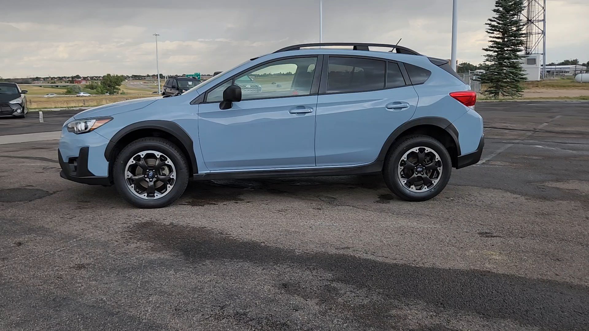 Used 2021 Cool Gray Khaki Subaru Base image 2