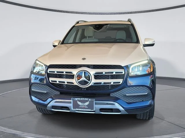 Used 2022 Blue Mercedes-Benz GLS 450 image 3
