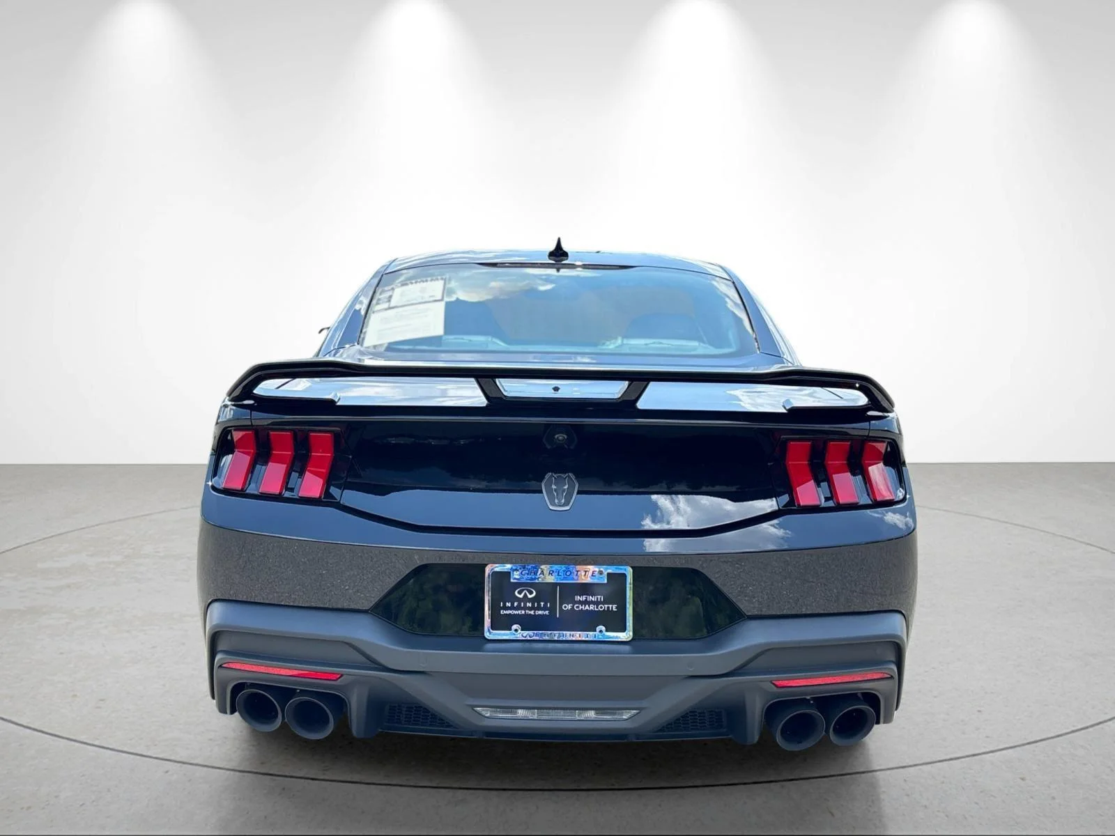 Used 2025 Shadow Black Ford Dark Horse image 4