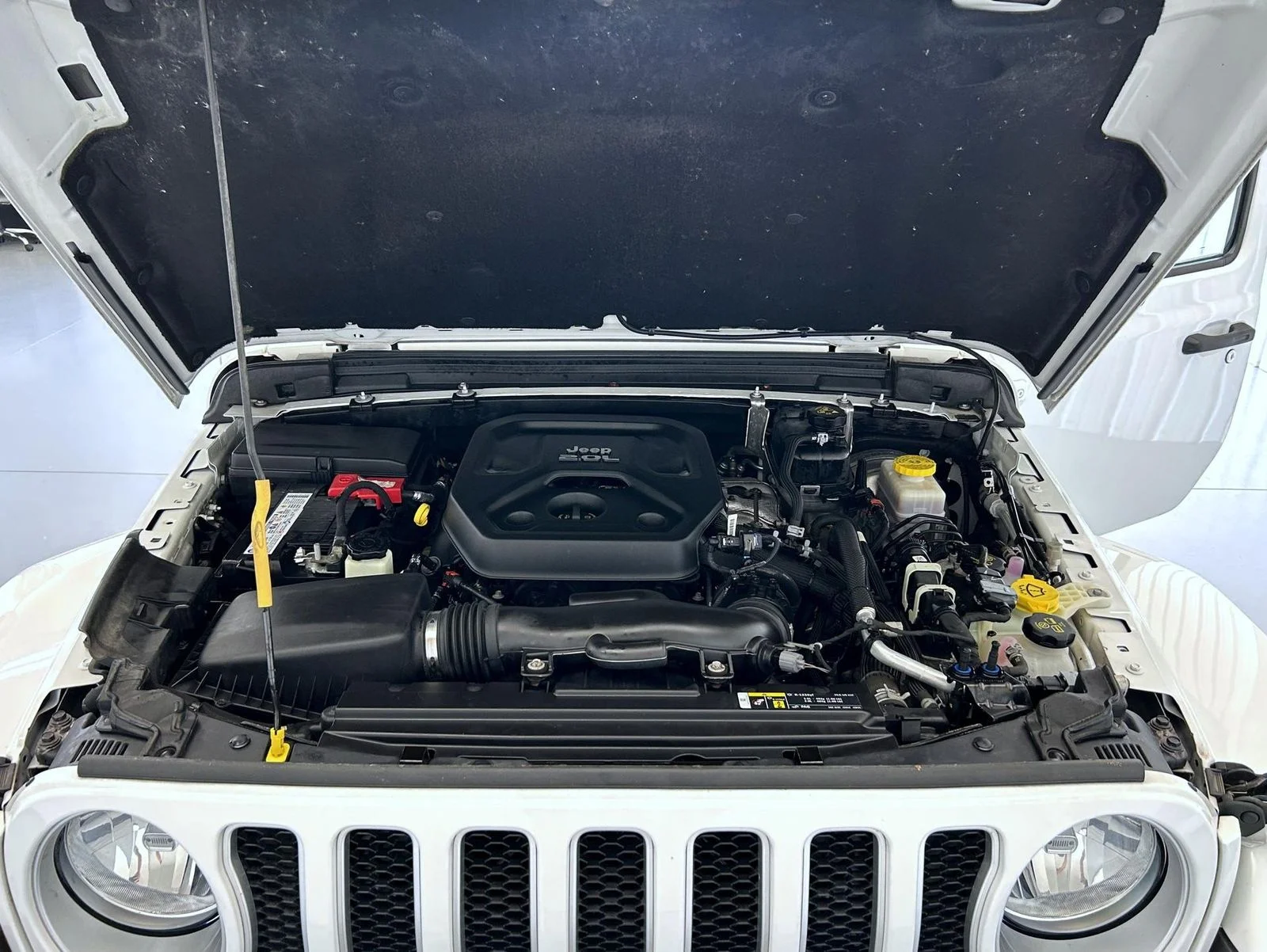Used 2019 White Jeep Unlimited Sahara image 24