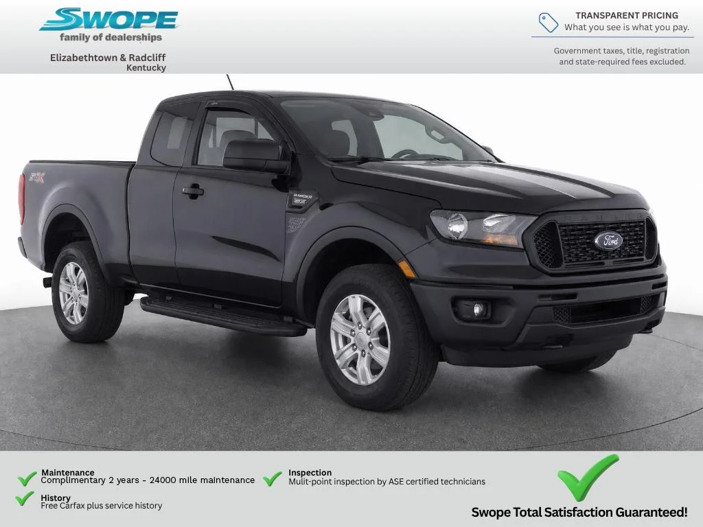 Used 2020 SHADOW BLACK Ford XL 2WD SuperCab 6' Box image 3