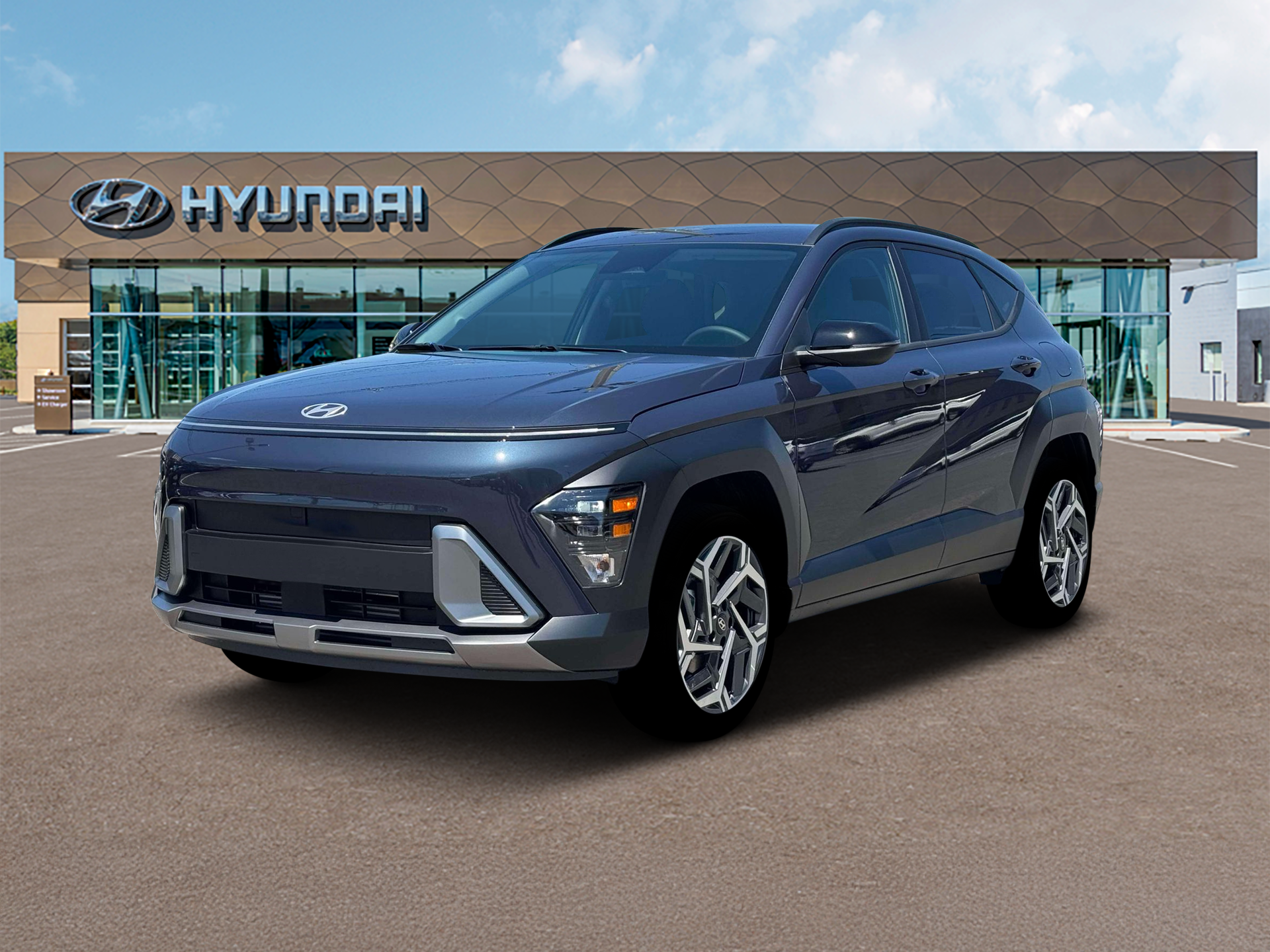 New 2026 Denim Blue Pearl Hyundai SEL Premium AWD image 1