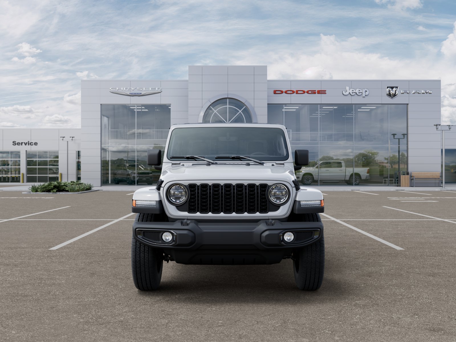 New 2026 Bright White Clearcoat Jeep Sport S image 37