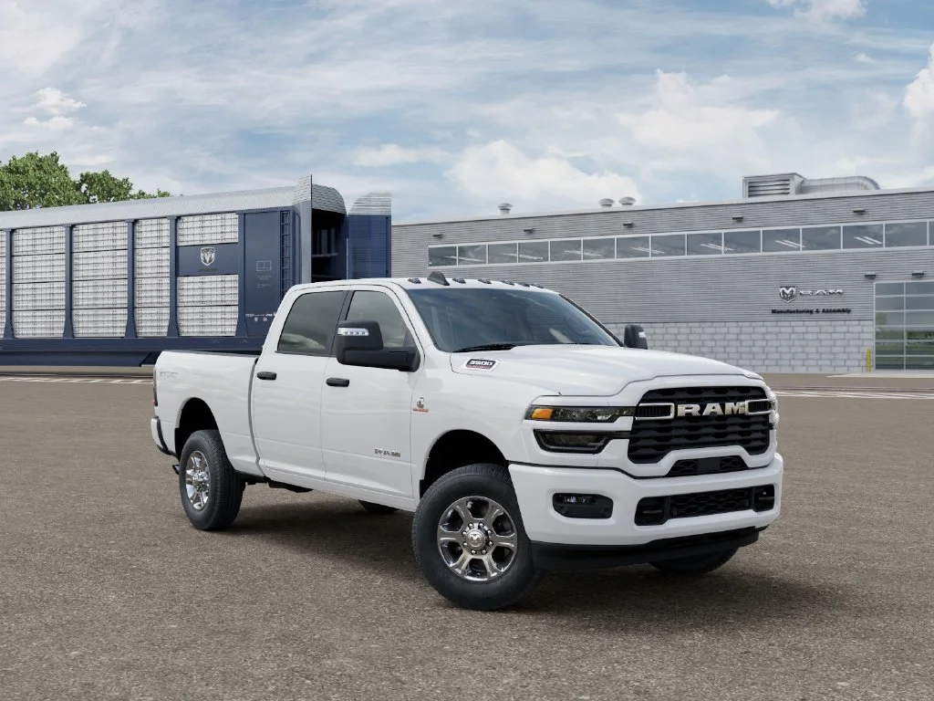 New 2027 Bright White Clear-Coat Exterior Paint RAM Big Horn image 5