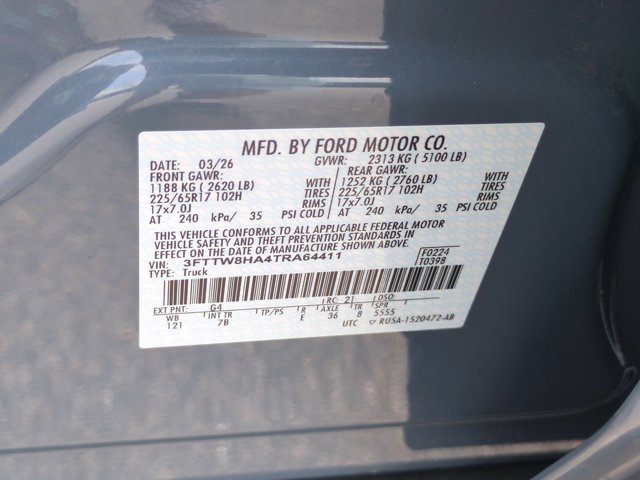 New 2026 Azure Gray Metallic Tri-Coat Ford XLT image 39